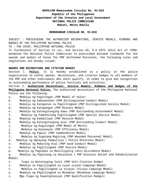 napolcom memorandum circular 2006-02